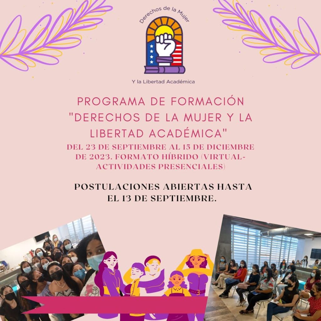 Aula Abierta busca empoderar a las mujeres universitarias del estado Zulia con el programa "Derechos de la mujer y Libertad Académica"